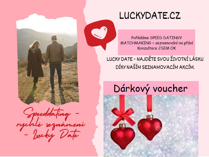 Lucky Date – za jediný večer najdete svou životní lásku - Vánoční dárkový voucher